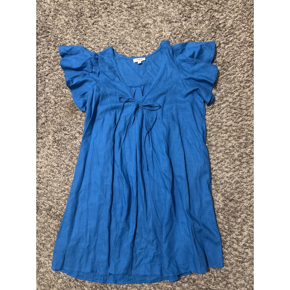 Umgee Linen Blend Dress M